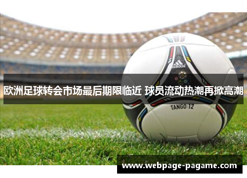 欧洲足球转会市场最后期限临近 球员流动热潮再掀高潮