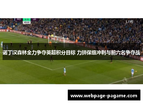 诺丁汉森林全力争夺英超积分目标 力拼保级冲刺与前六名争夺战
